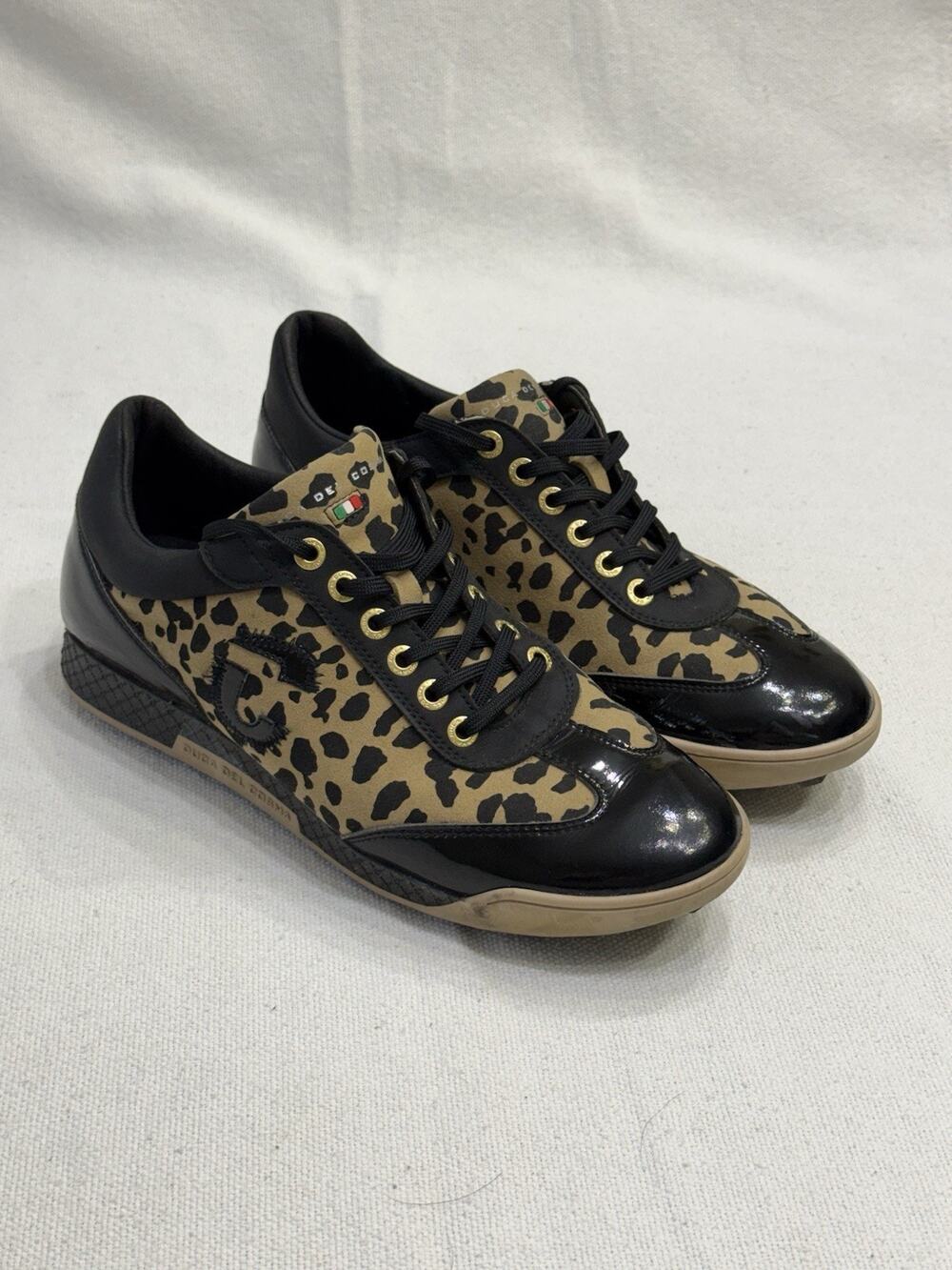 Duca Del Cosma Women's King Cheetah Golf Shoes Size 9